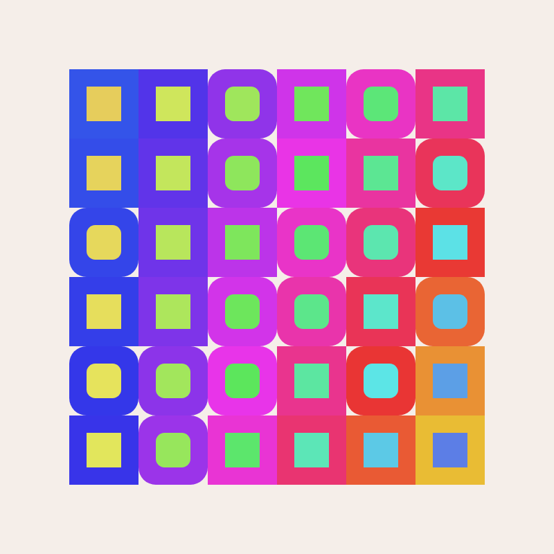 Colored blocks #62 static NFT preview