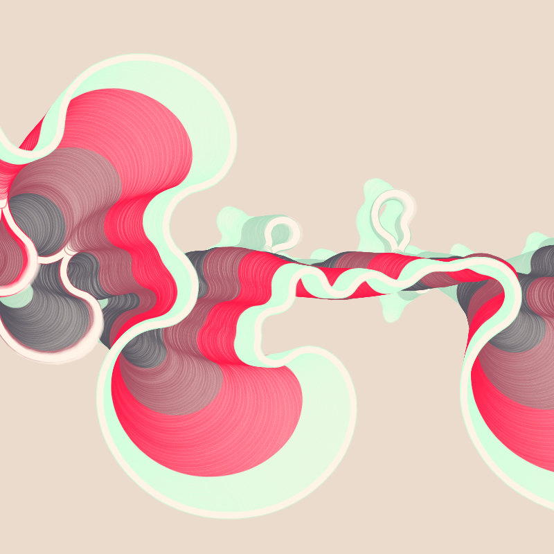 Meander River Plot v2 #76 static NFT preview