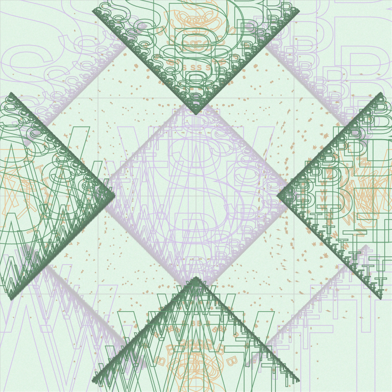WTBS Logo with Fractals #2 static NFT preview