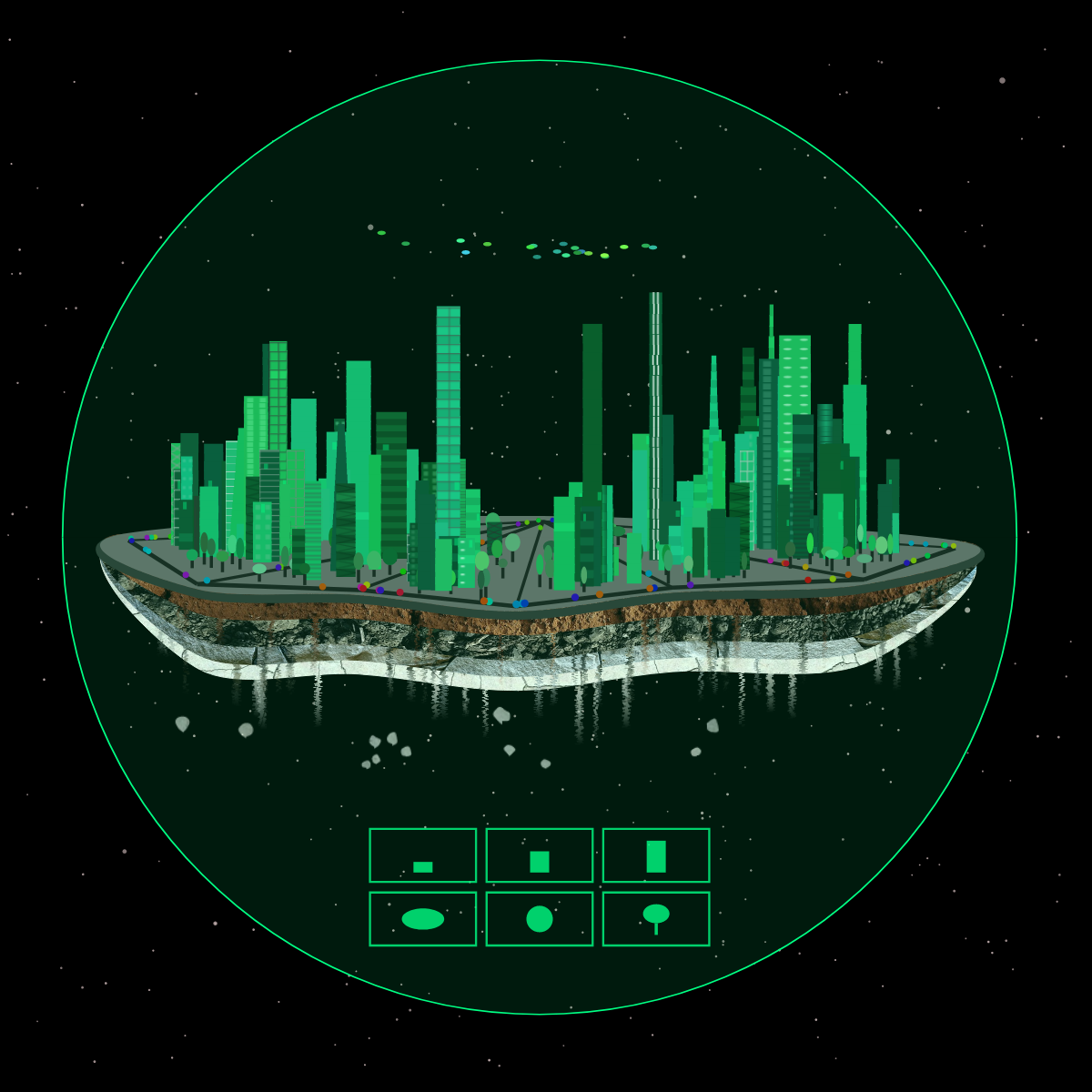 Fluidynamix - Cities #24 static token preview