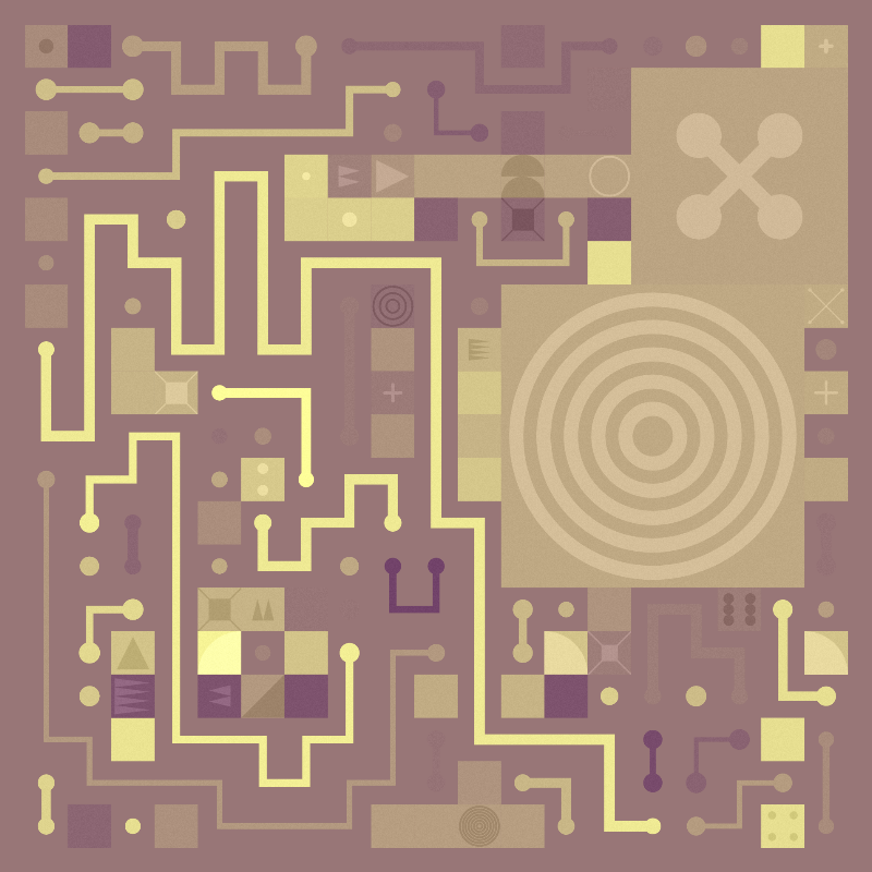 Scattered Pathways #342 static NFT preview