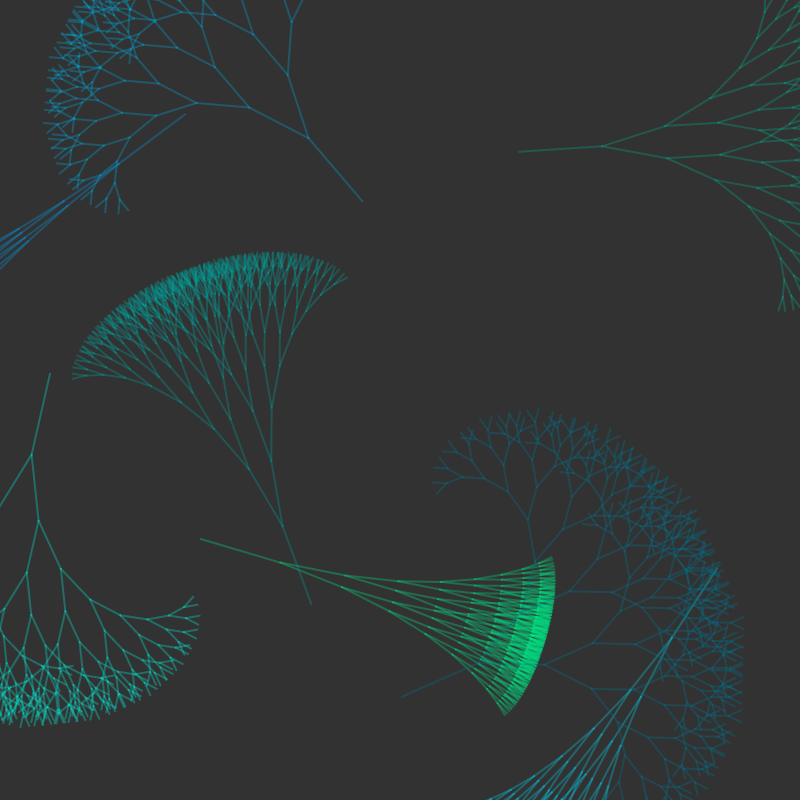 Fractal Swarm #25 static token preview