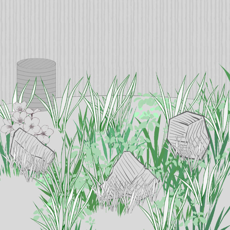 Wild Grass and Rubble #171 static token preview