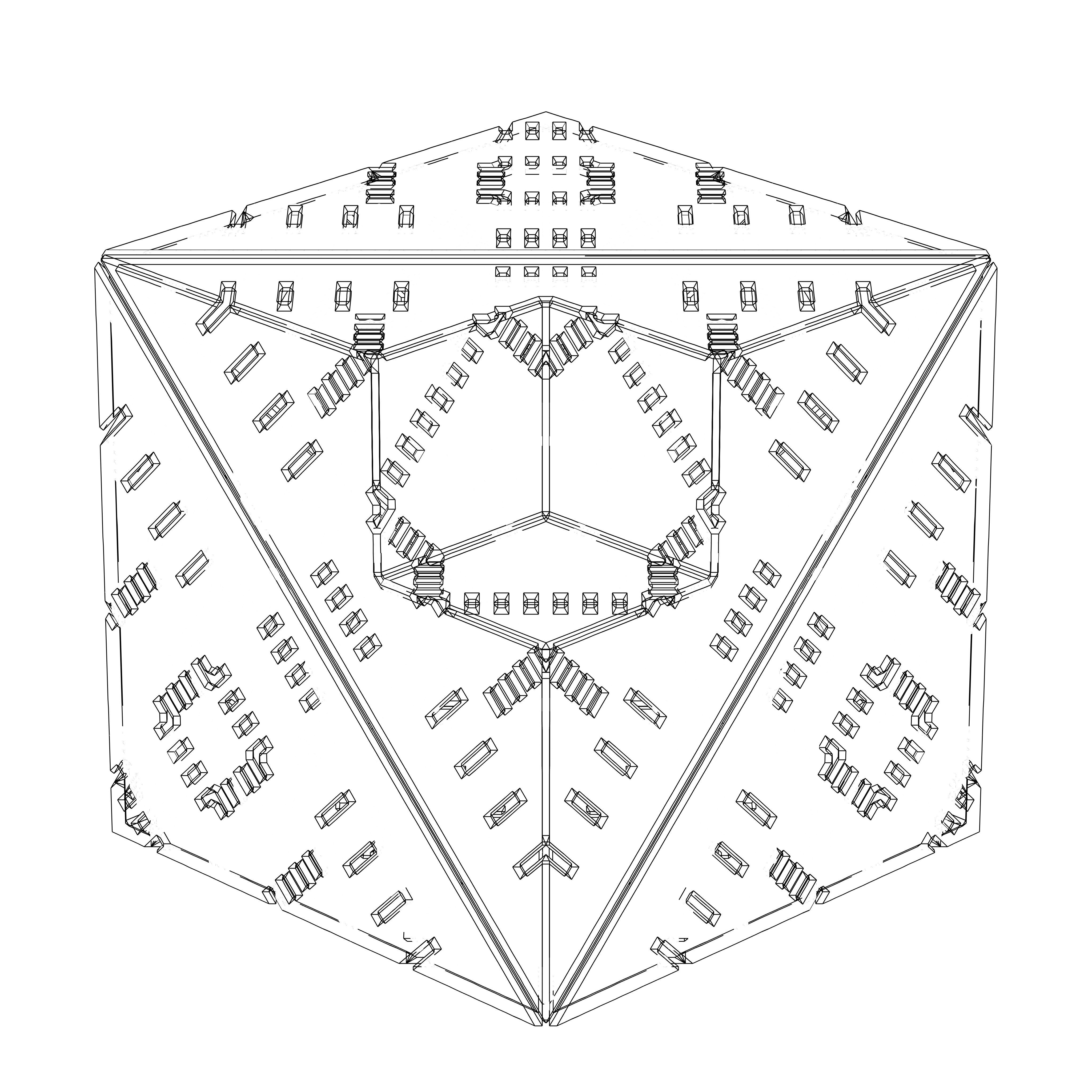 LL21 Alien Art Cube #916 static NFT preview