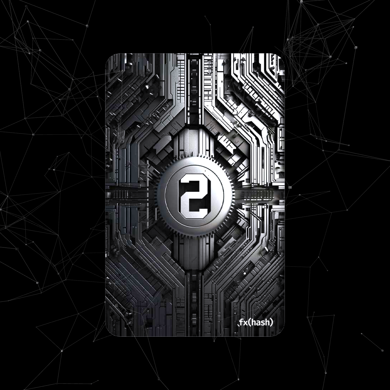 FXHash 2.0 Card #309 static NFT preview