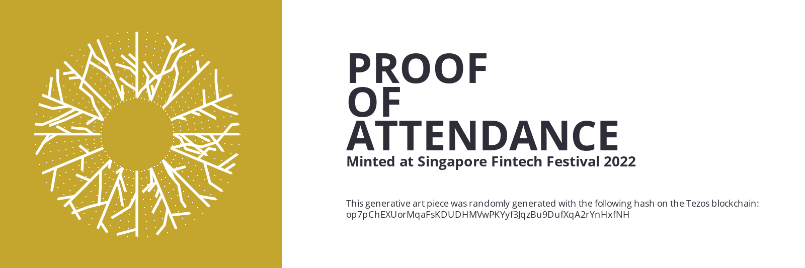 SFF2022 Proof of Attendance Token #1414 static token preview