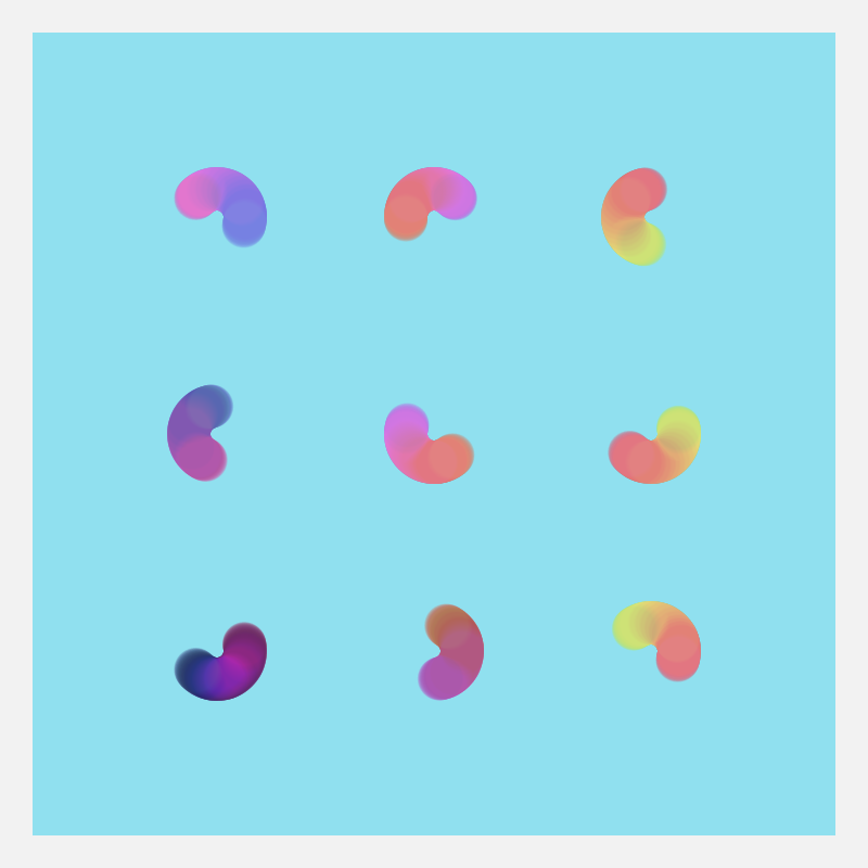 Bean Squiggles #23 static token preview