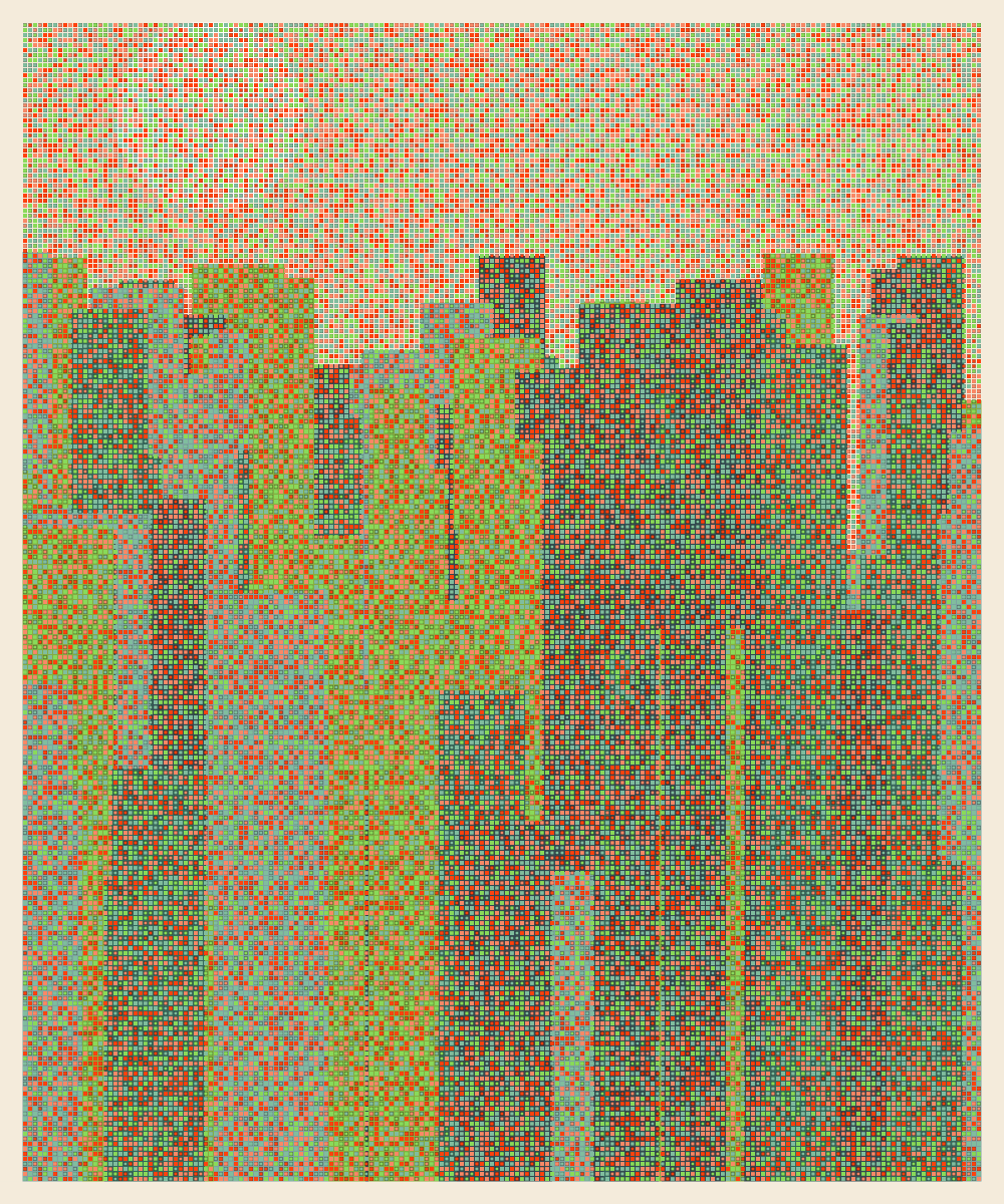 High-rise City #40 static NFT preview