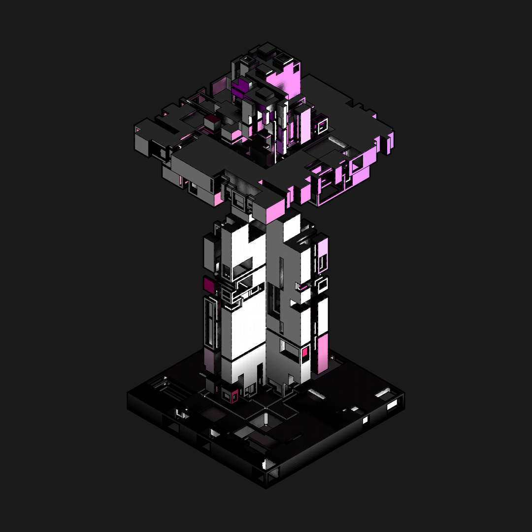 Isofrag generator series II #238 static NFT preview