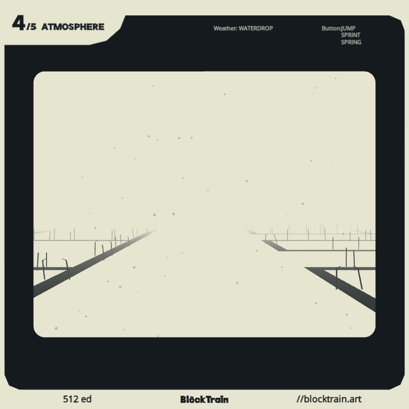 BlockTrain Atmosphere #210 static NFT preview