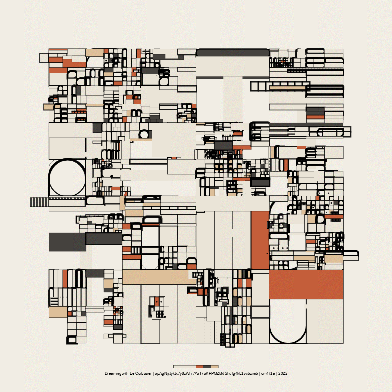 Dreaming with Le Corbusier #67 static NFT preview