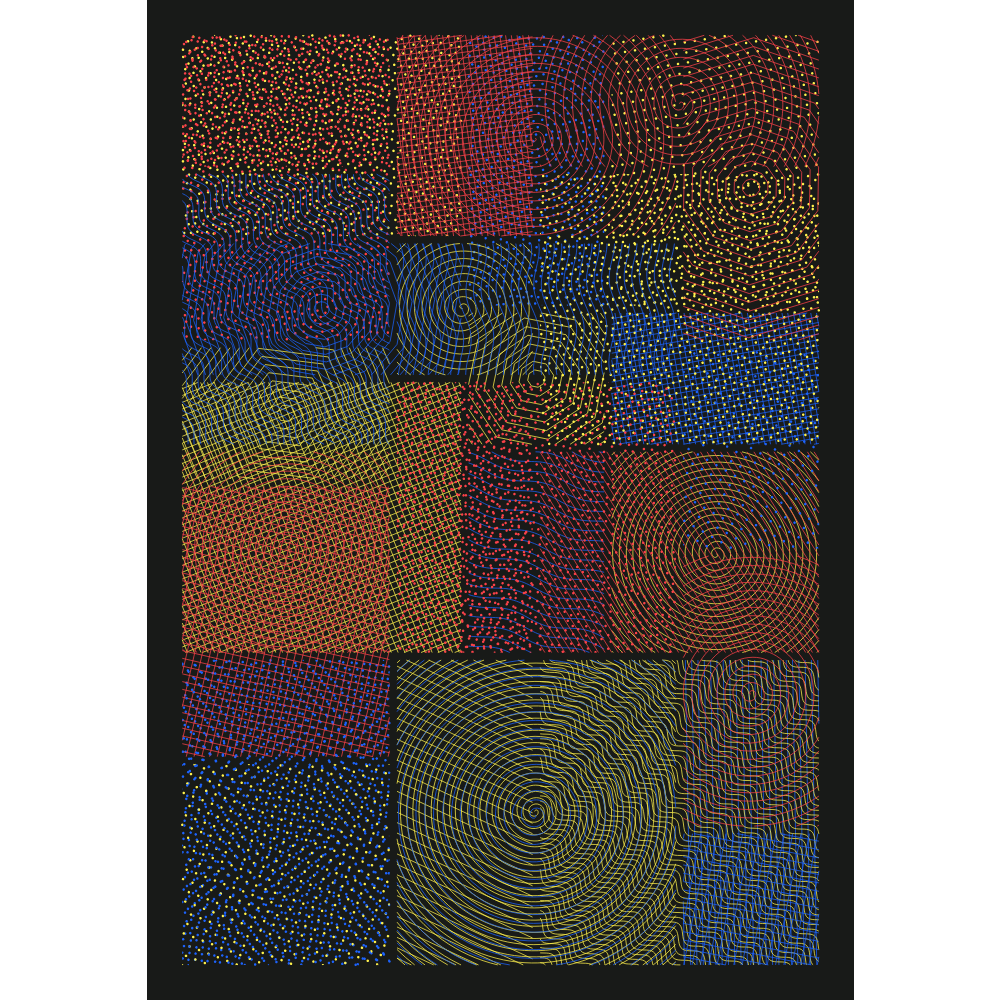 Pattern Grid Chaos #34 static NFT preview