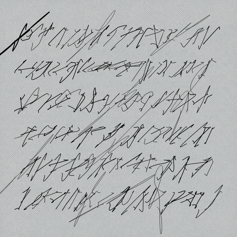 asemic #46 static NFT preview