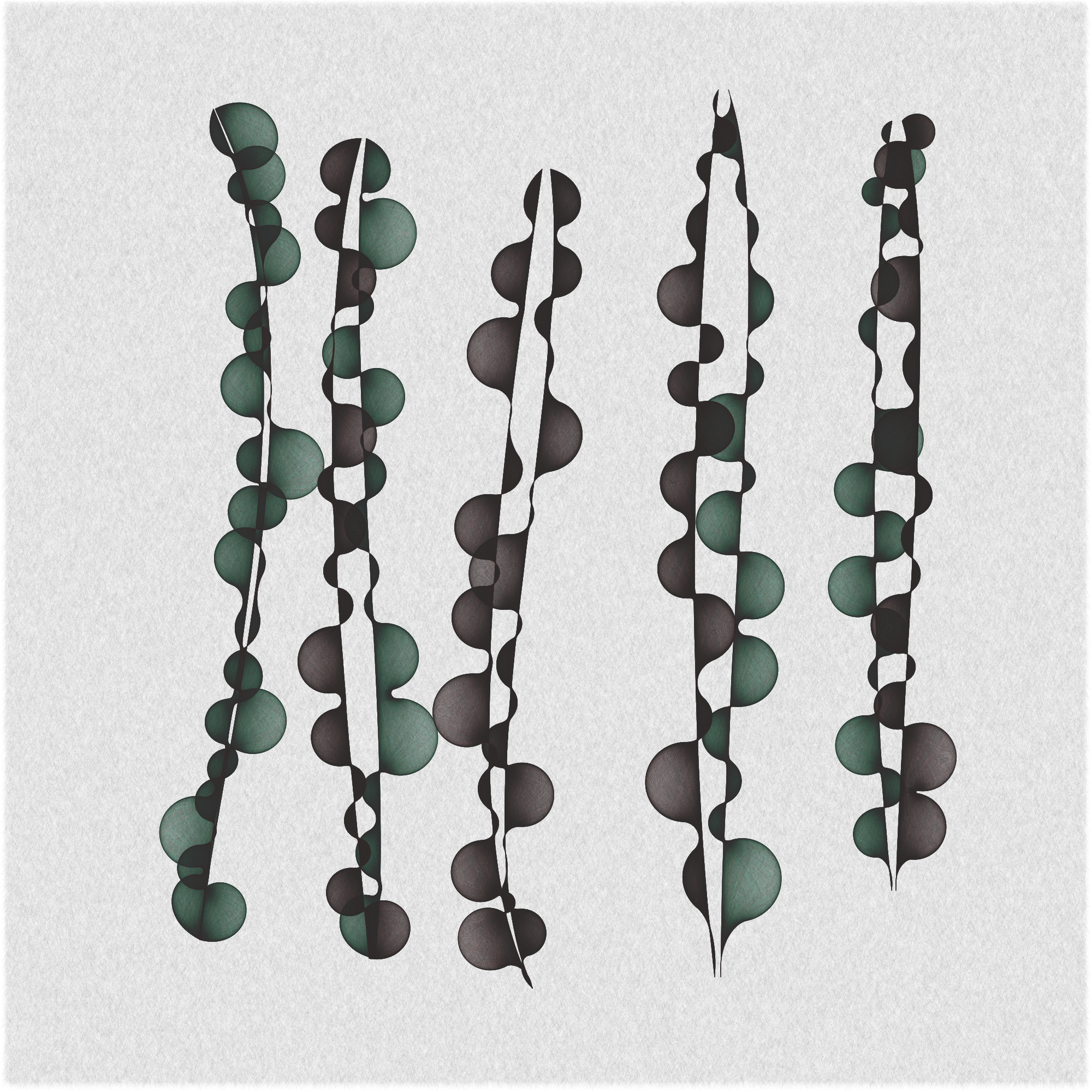 QuadTubes - Abstract Variations #189 static NFT preview