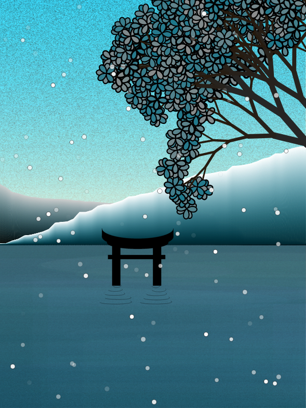 Winter morning in a village near Tokyo #10 static token preview