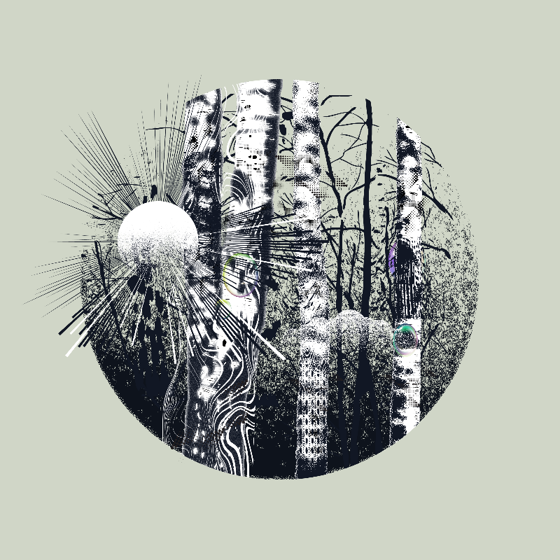 Washed Trees Fluor #68 static NFT preview