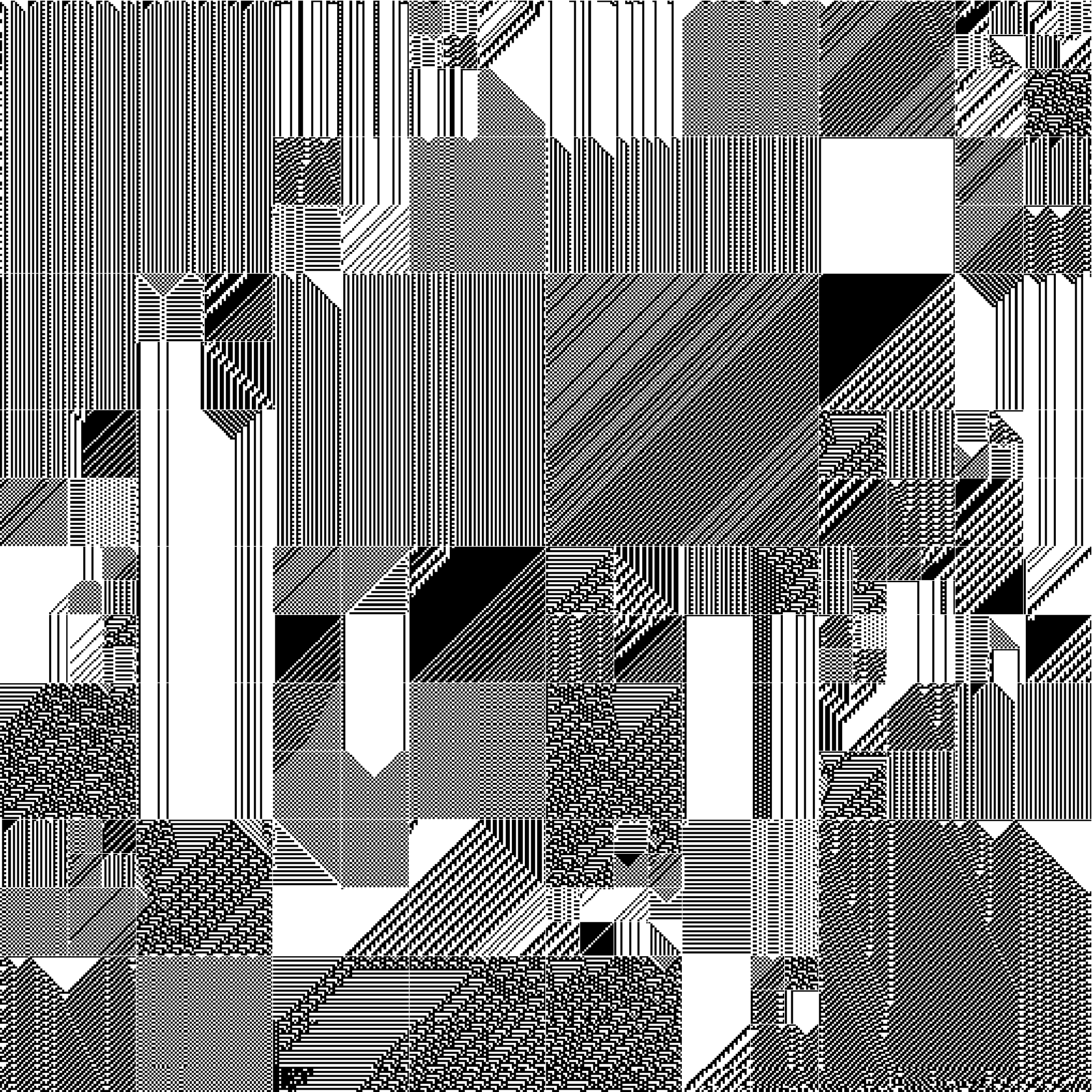 RULES (for Elementary Cellular Automata) #244 static token preview