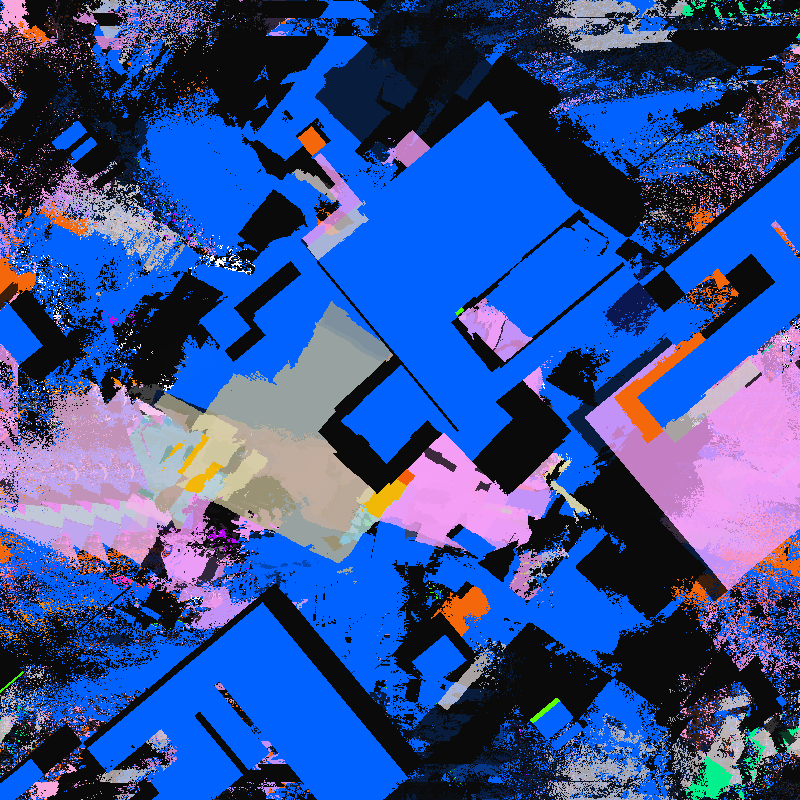 Deep Pixel City #35 static NFT preview