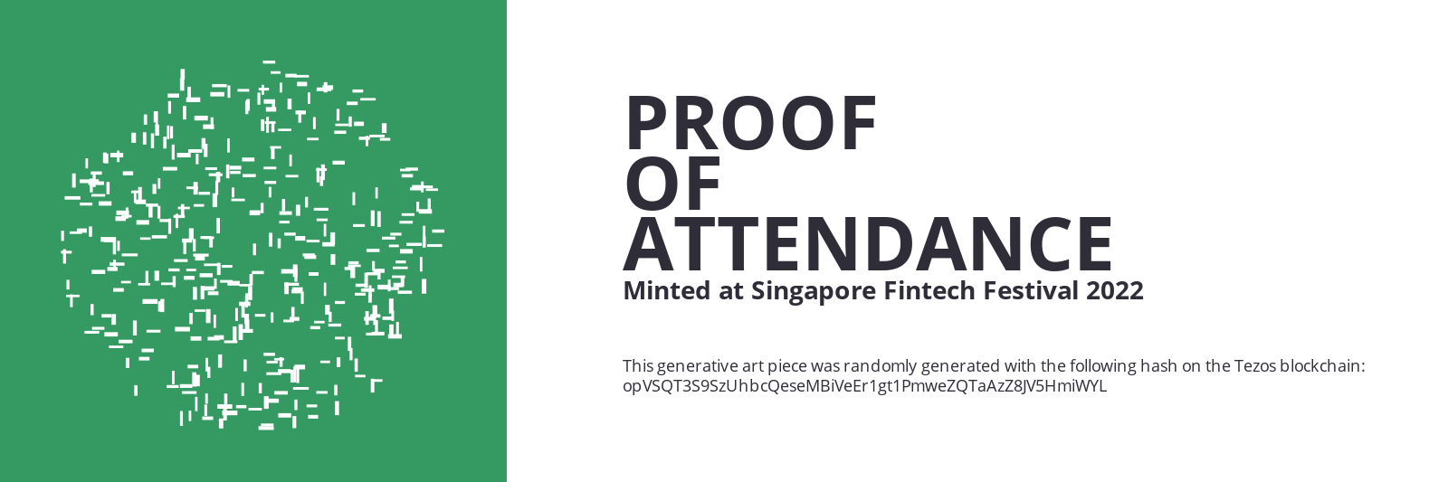 SFF2022 Proof of Attendance Token #122 static token preview