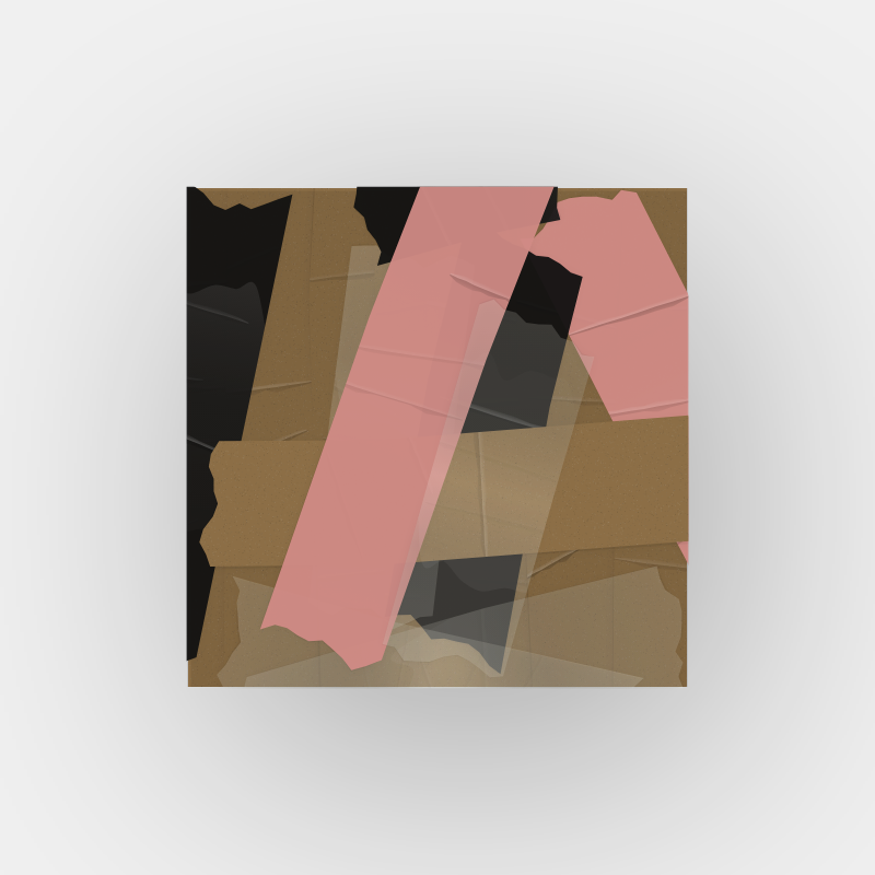 Tape abstract painting 001 #18 static token preview