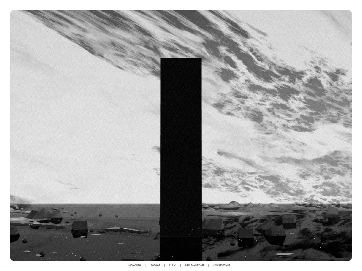 MONOLITH #180 static NFT preview
