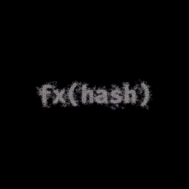 FXHASH Generative Logo #685 static token preview