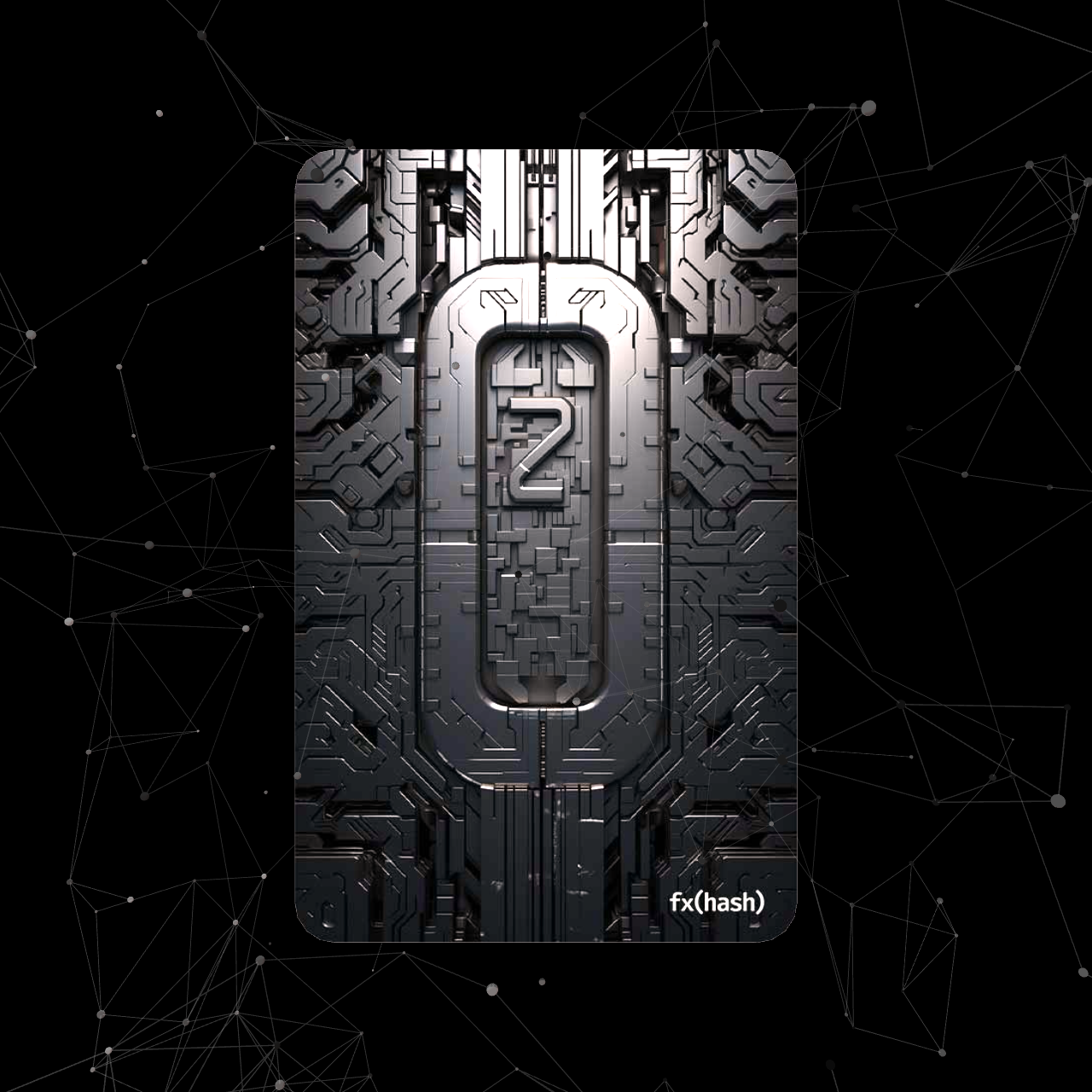 FXHash 2.0 Card #104 static NFT preview
