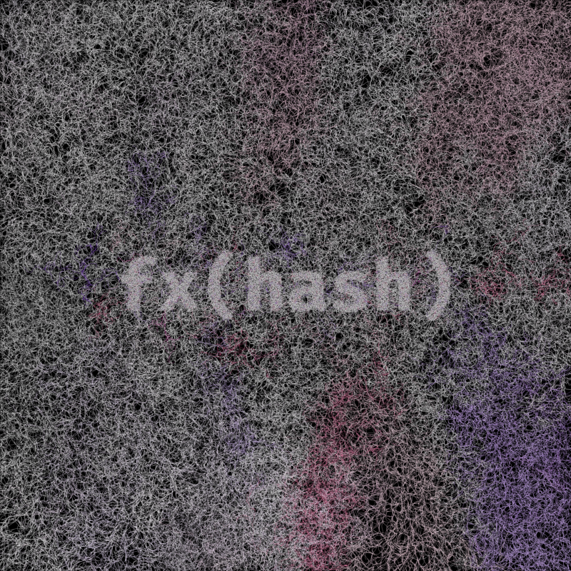 FXHASH Generative Logo #64 static token preview