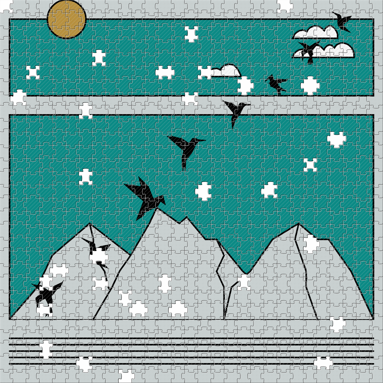 Puzzles & Birds #14 static token preview