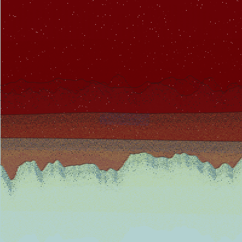 Glitched Mountains GT #165 static token preview