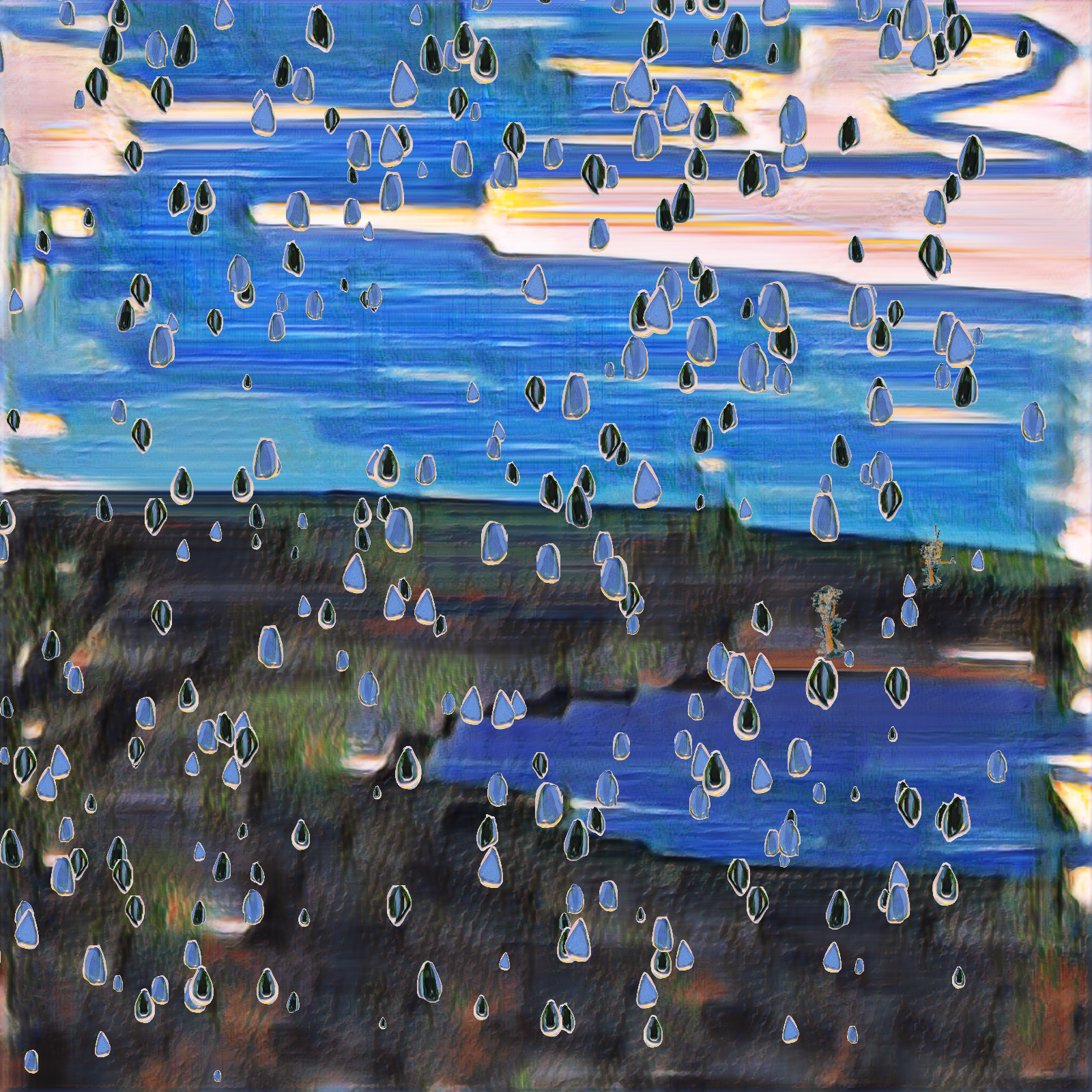 Painted Rain #32 static NFT preview