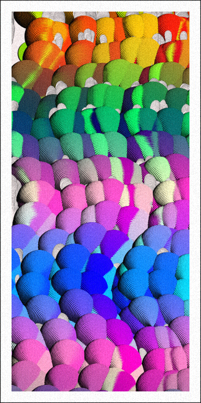 Balloon Field on Clouds #75 static NFT preview