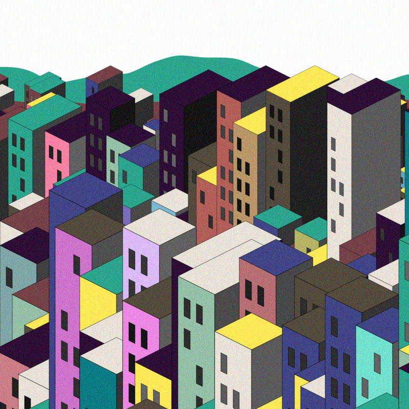 Coloured City #14 static token preview