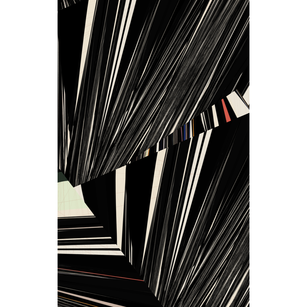 Broken Abstractions in Black #65 static NFT preview