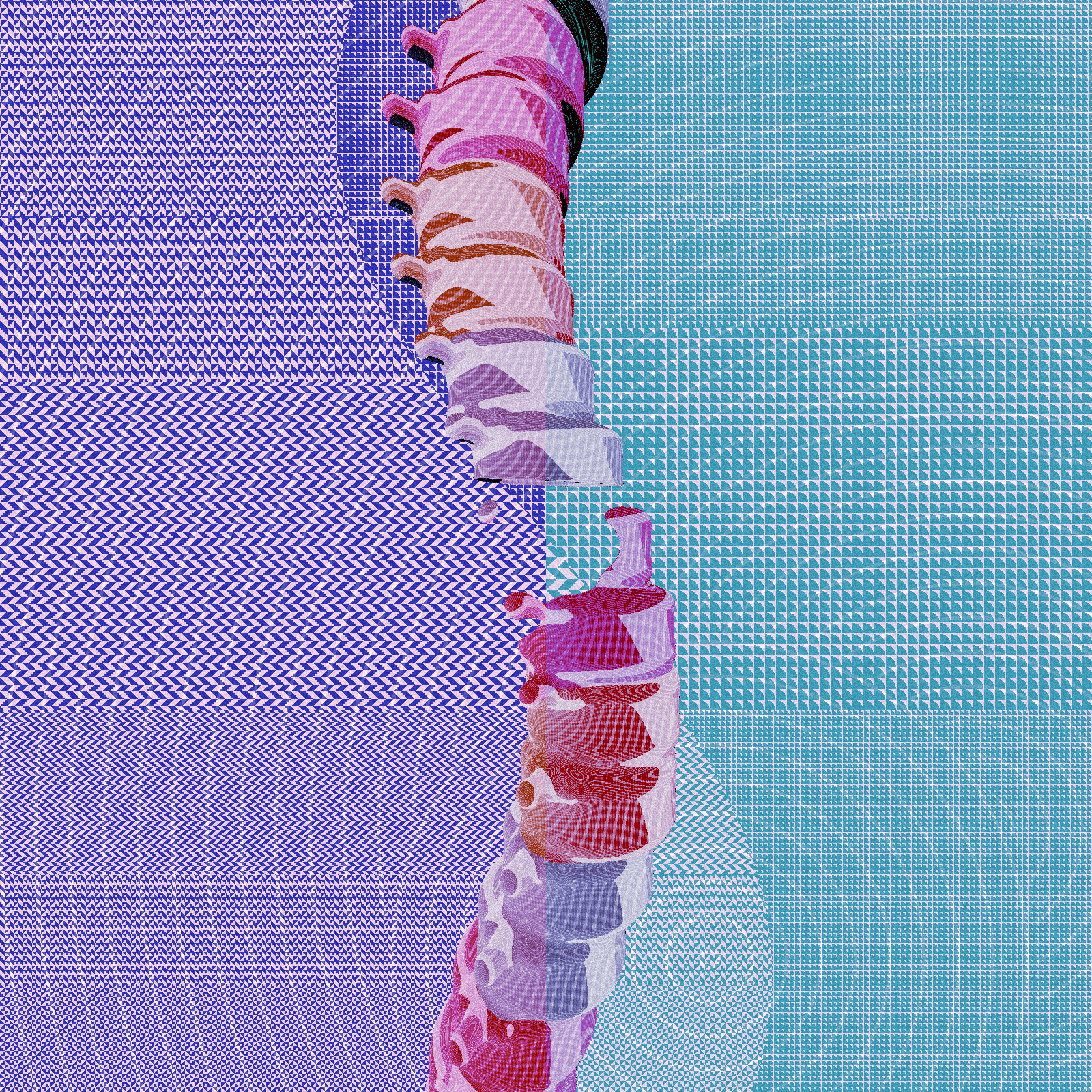 Long, Thin, Tubular Structure #36 static NFT preview