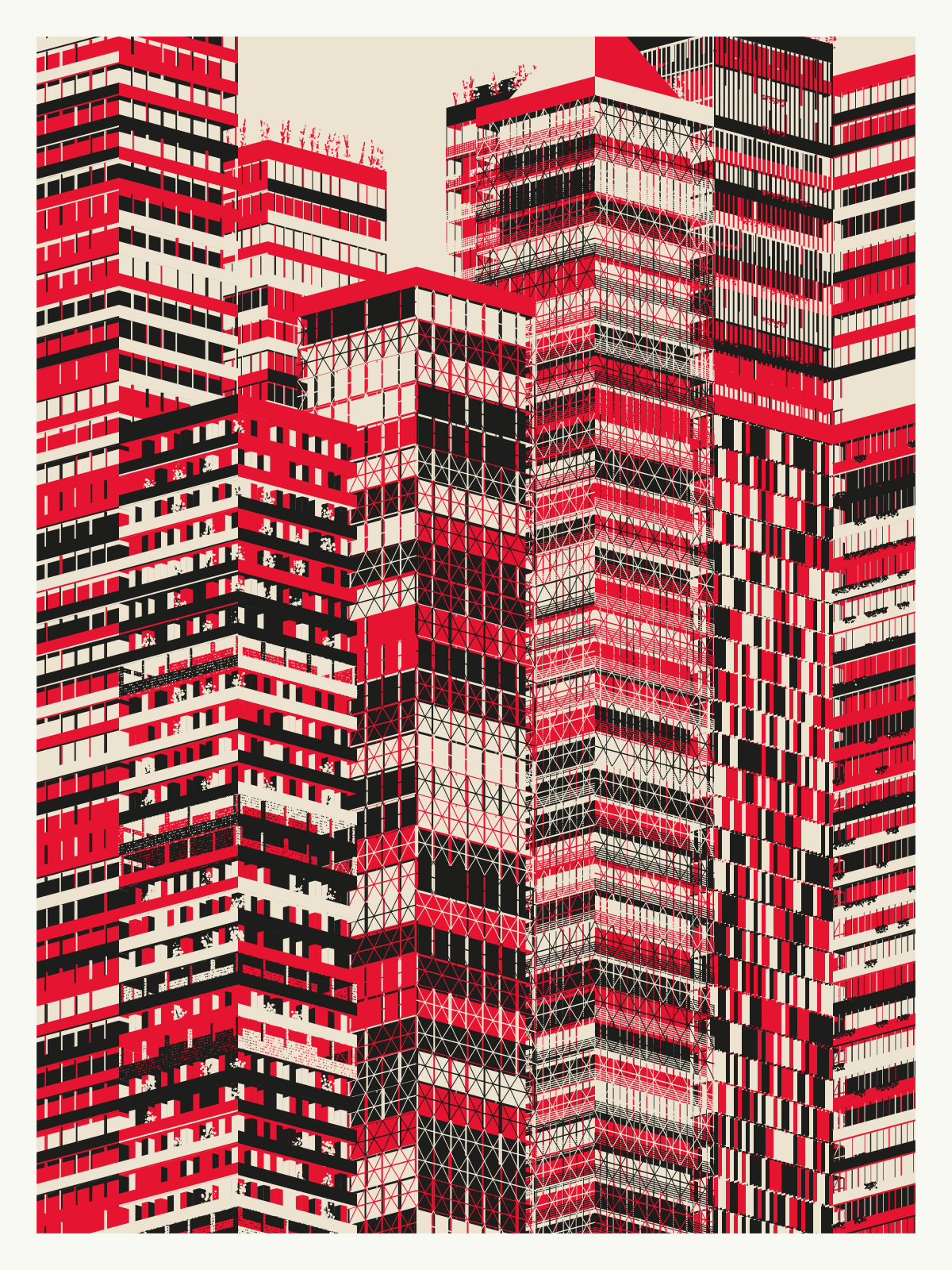 Perpendicular Inhabitation #43 static NFT preview