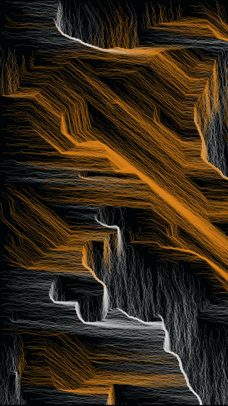 Algoscapes | Rock-face #406 static token preview