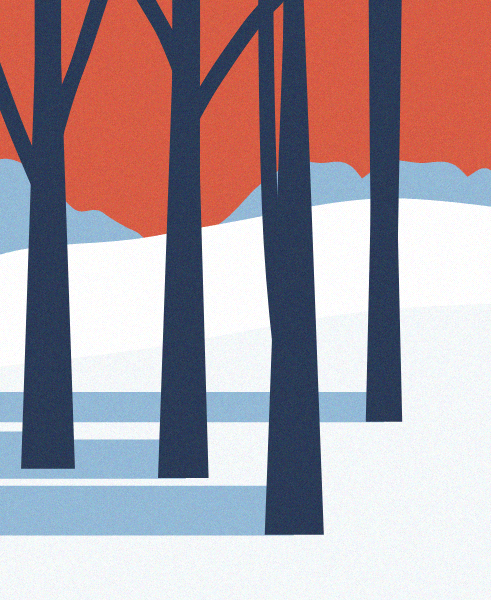 Minimal Snow Landscape #47 static token preview