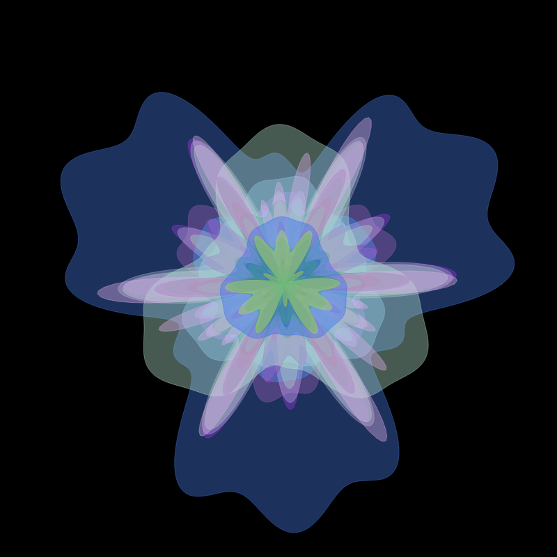 Blooming Flowers #36 static NFT preview