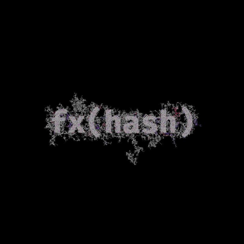 FXHASH Generative Logo #683 static token preview