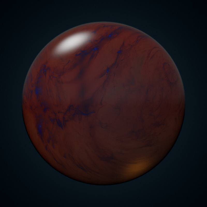 Fractal Marbles #54 static NFT preview