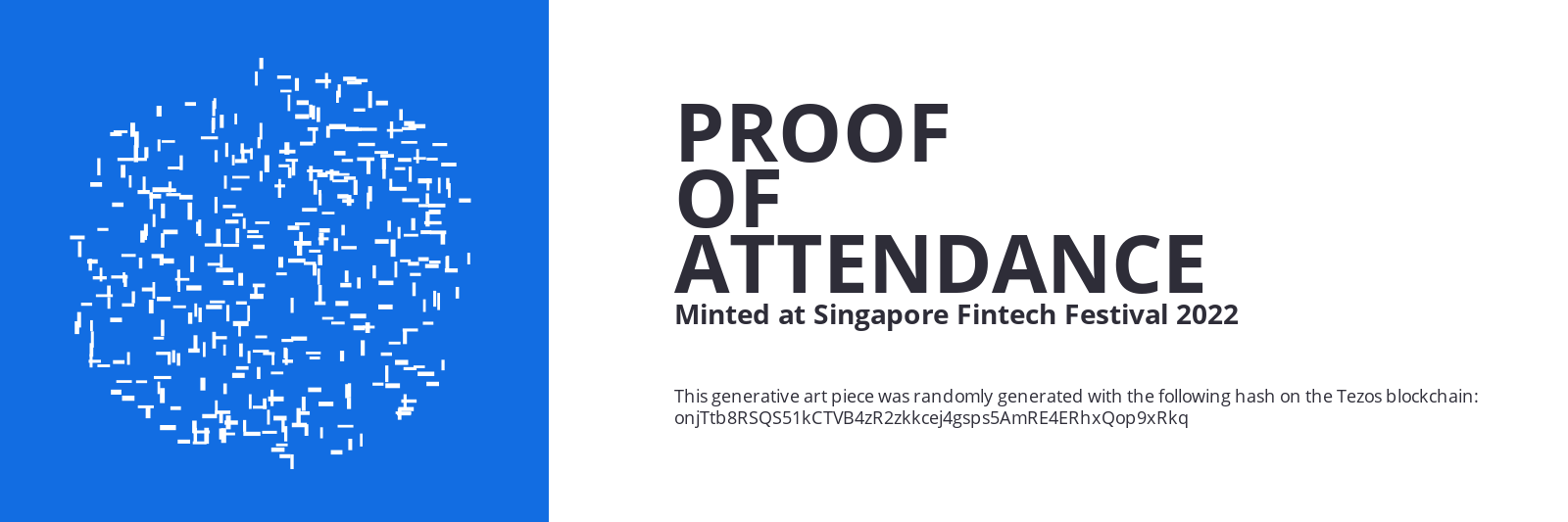 SFF2022 Proof of Attendance Token #1281 static token preview