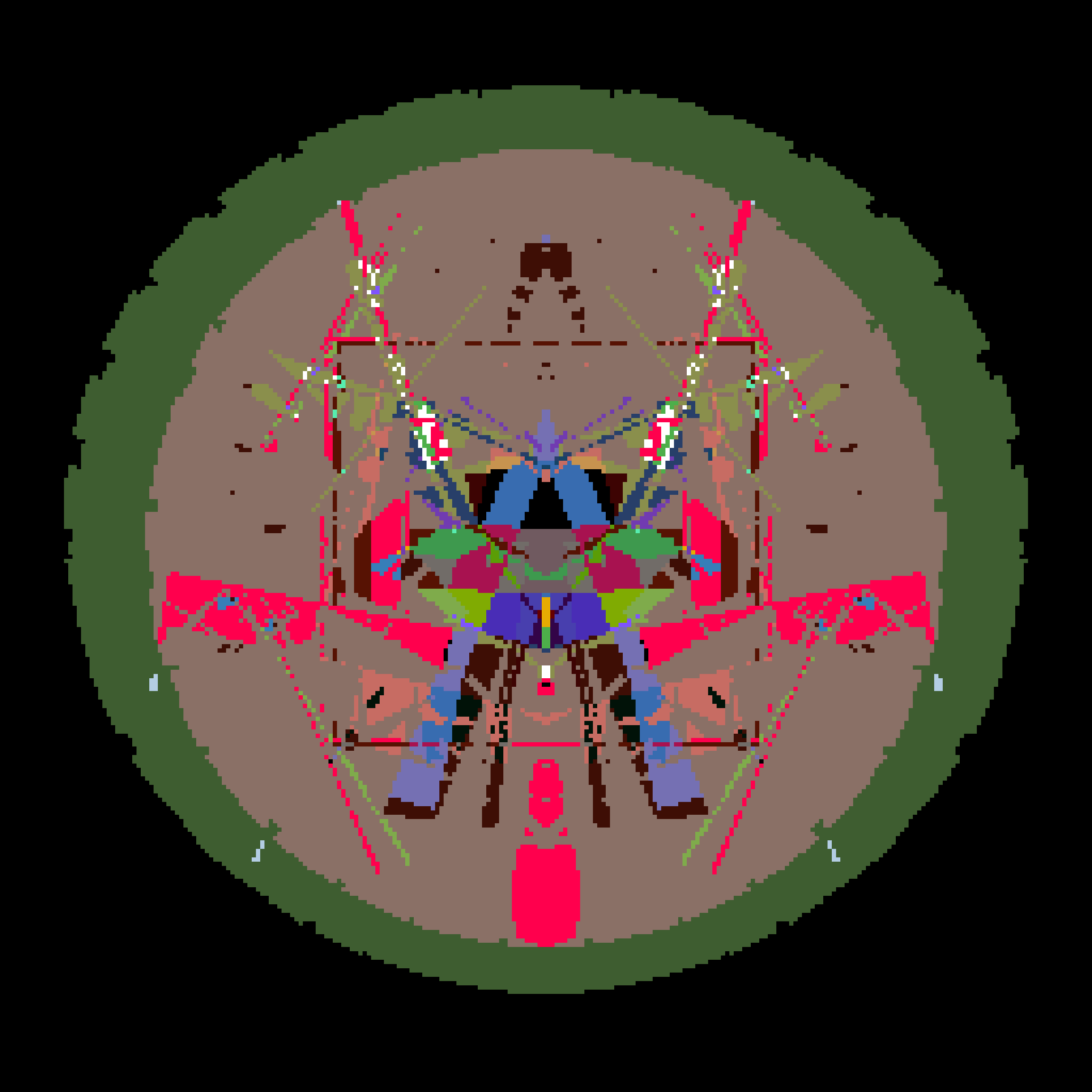 Ideocartography: Planar Slicing Experiment #168 static NFT preview