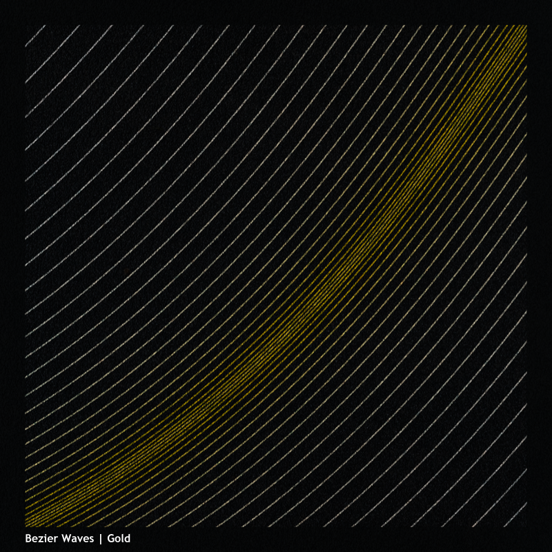 Bezier Waves #60 static token preview