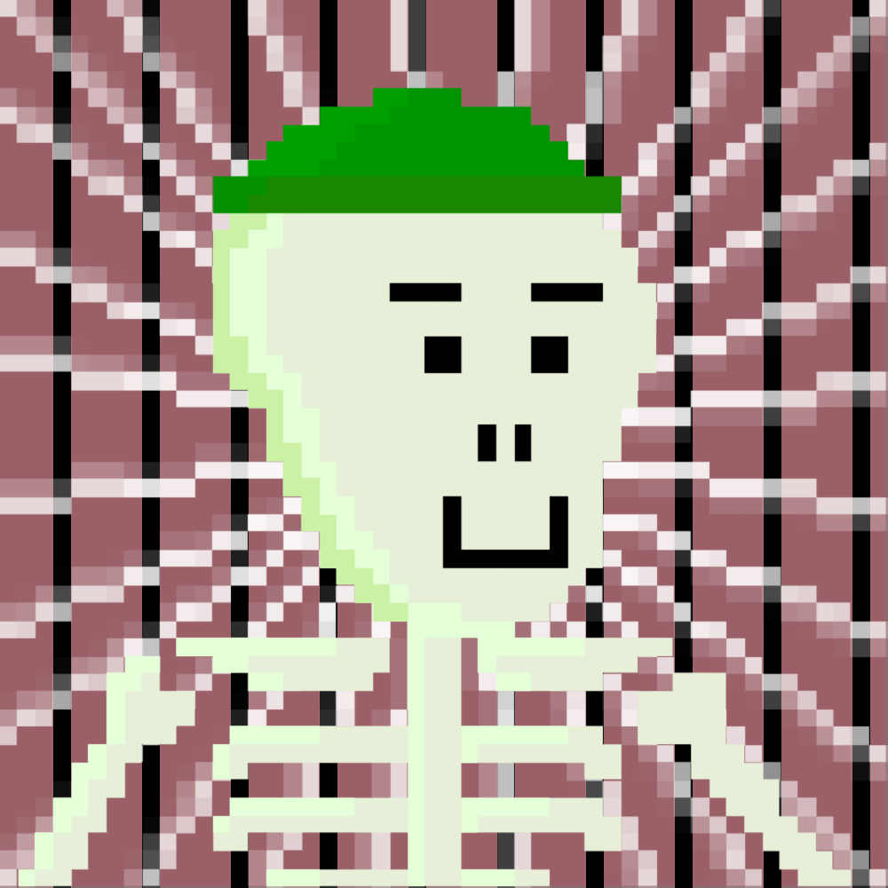 PIXEL SKULLETTI 1 #183 static token preview