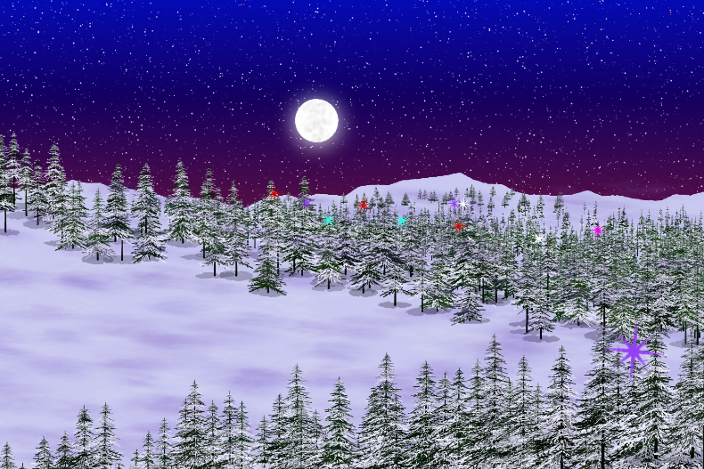 Evergreen Lights #154 static NFT preview