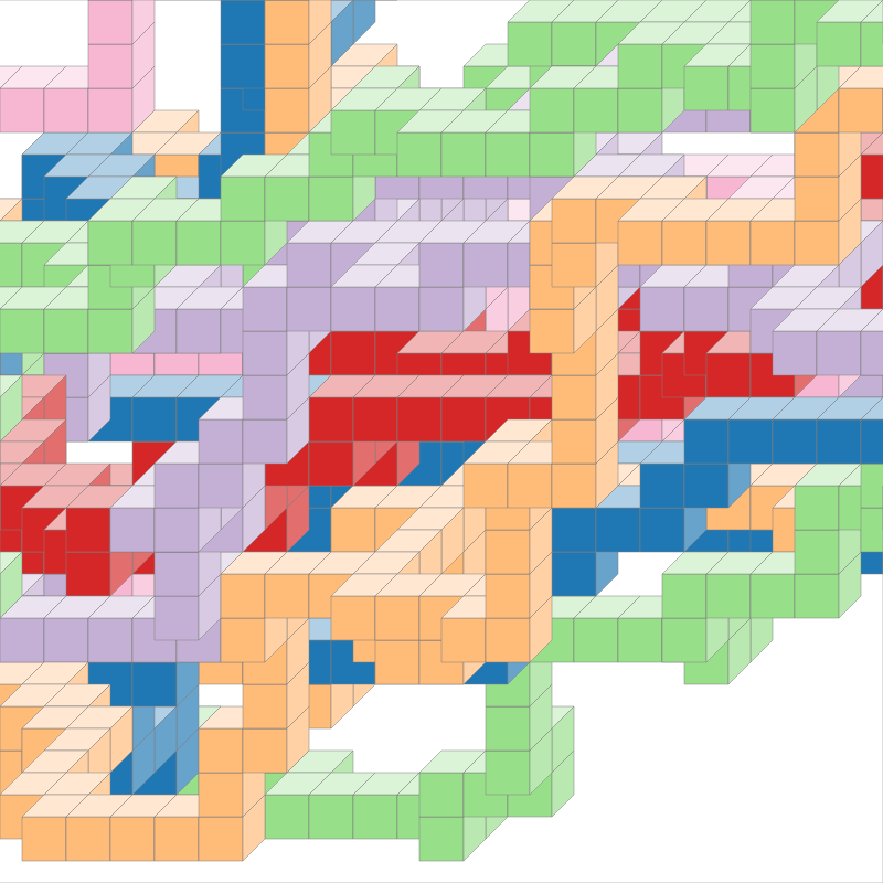 Cube City #87 static NFT preview