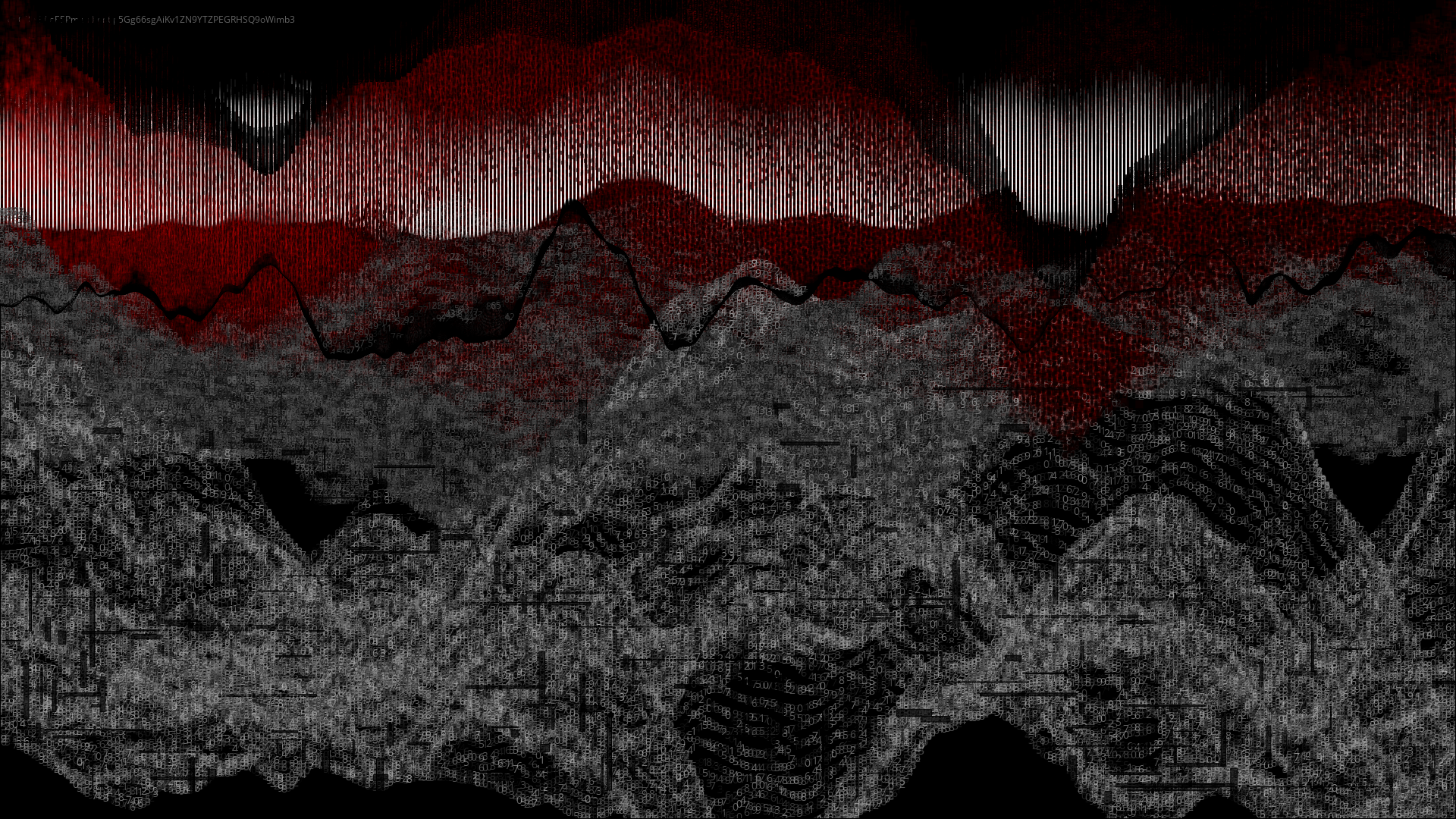 Pixel rain in a data landsacape #136 static token preview