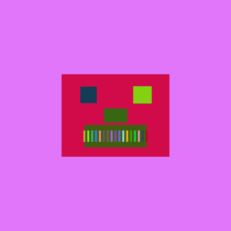 "make a robot face" #36 static NFT preview