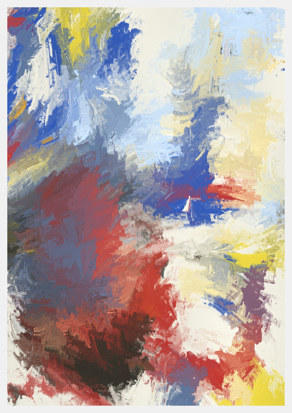 Paysages chromatiques B #93 static NFT preview